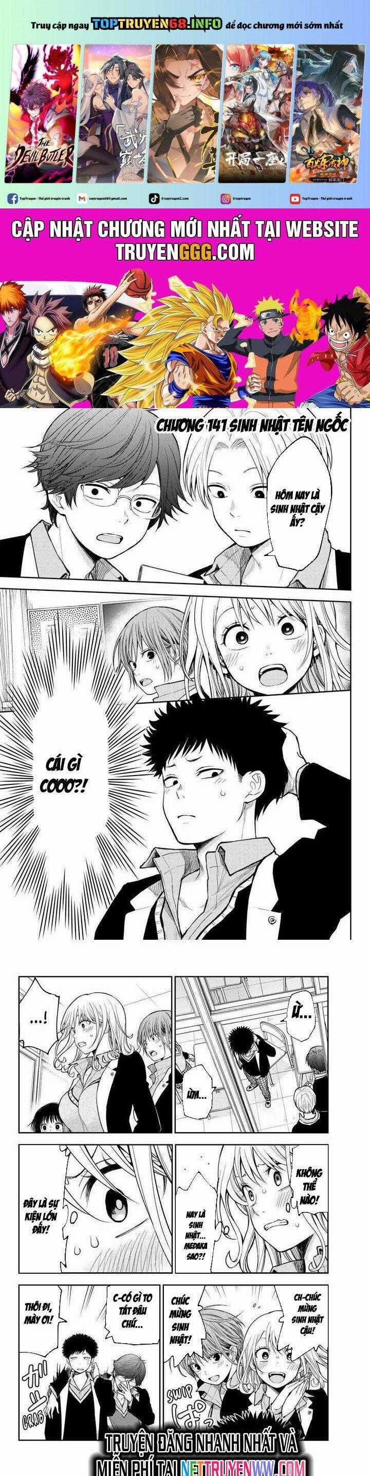 Kuroiwa Medaka Ni Watashi No Kawaii Ga Tsuujinai Chapter 141 trang 0