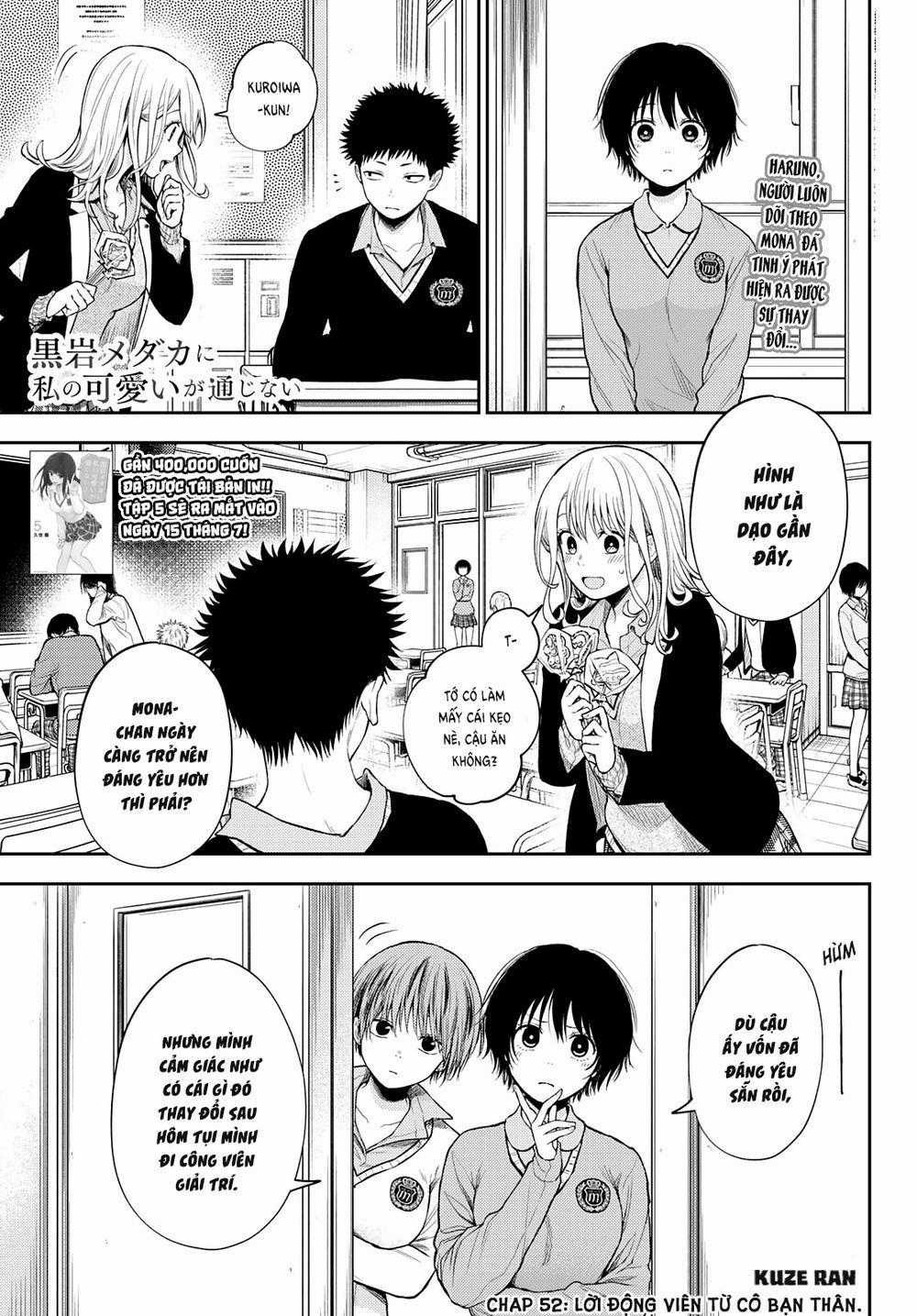 Kuroiwa Medaka Ni Watashi No Kawaii Ga Tsuujinai Chapter 52: Asahi phản công trang 1