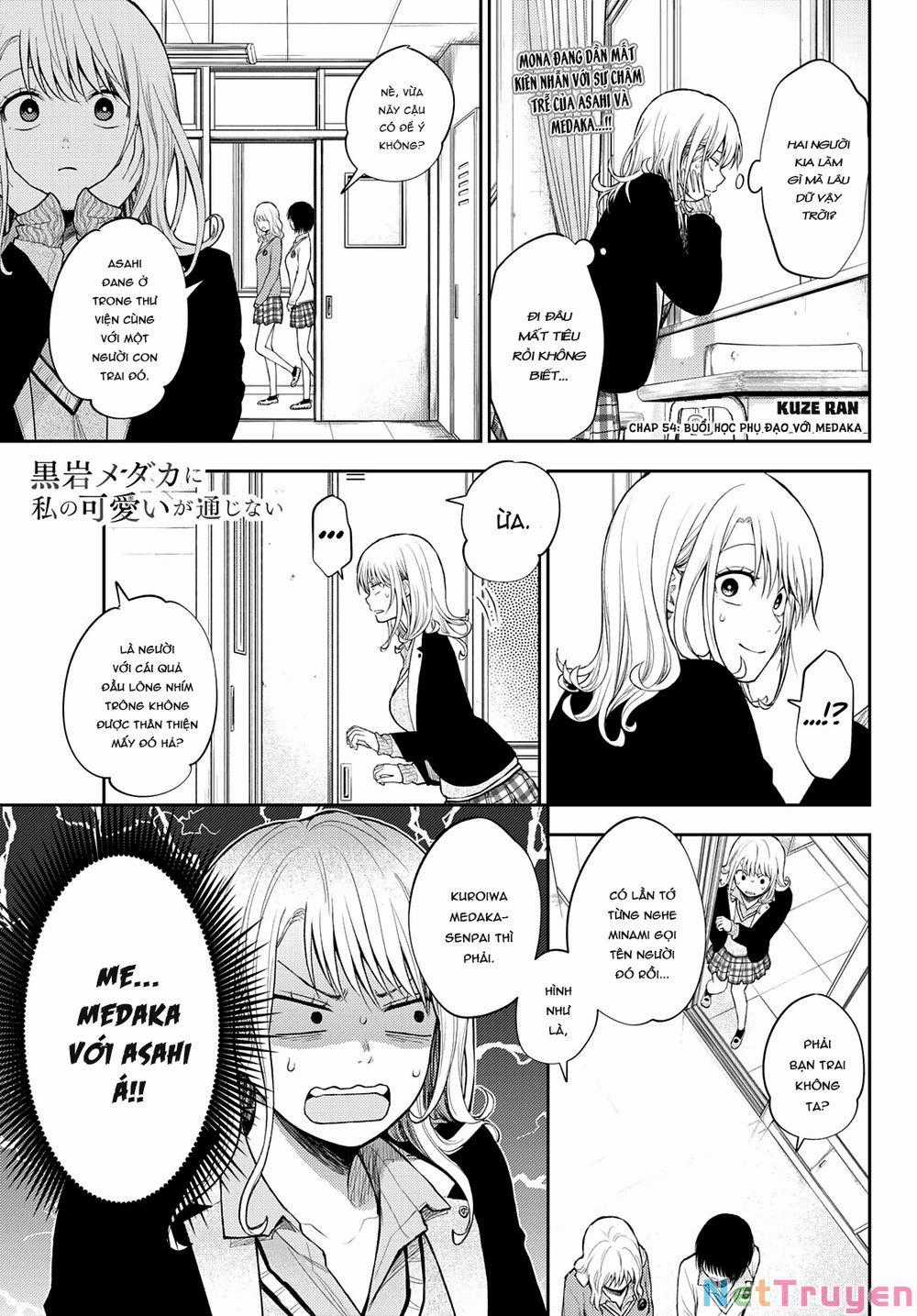 Kuroiwa Medaka Ni Watashi No Kawaii Ga Tsuujinai Chapter 54: Asahi và buổi phụ đạo với Medaka trang 1