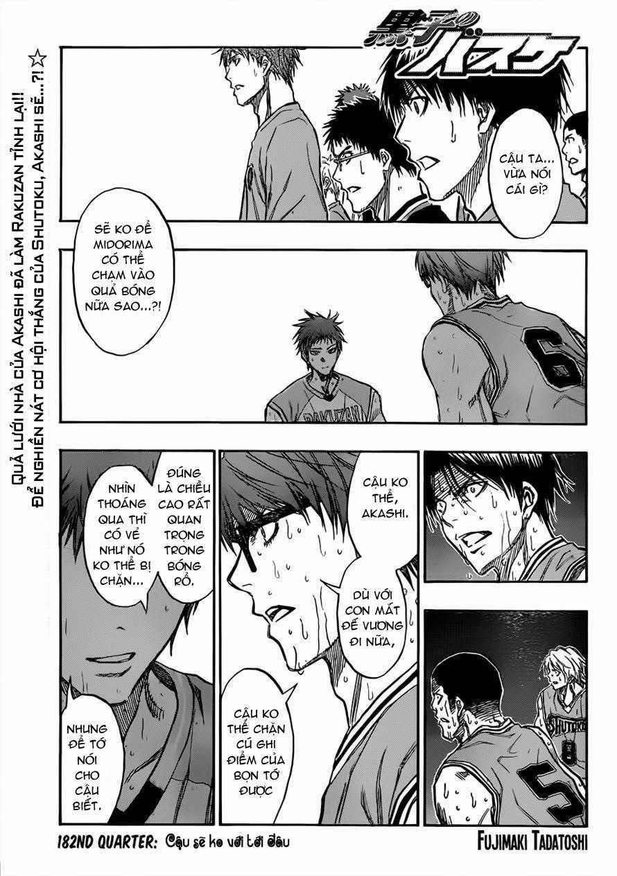 Kuroko No Basuke Chapter 182 trang 3