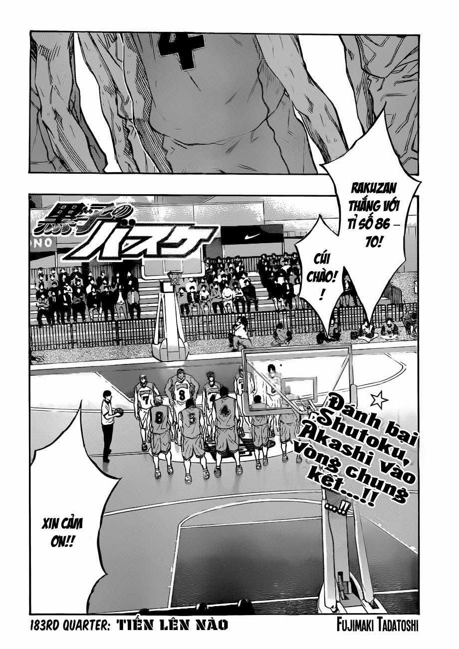 Kuroko No Basuke Chapter 183 trang 3