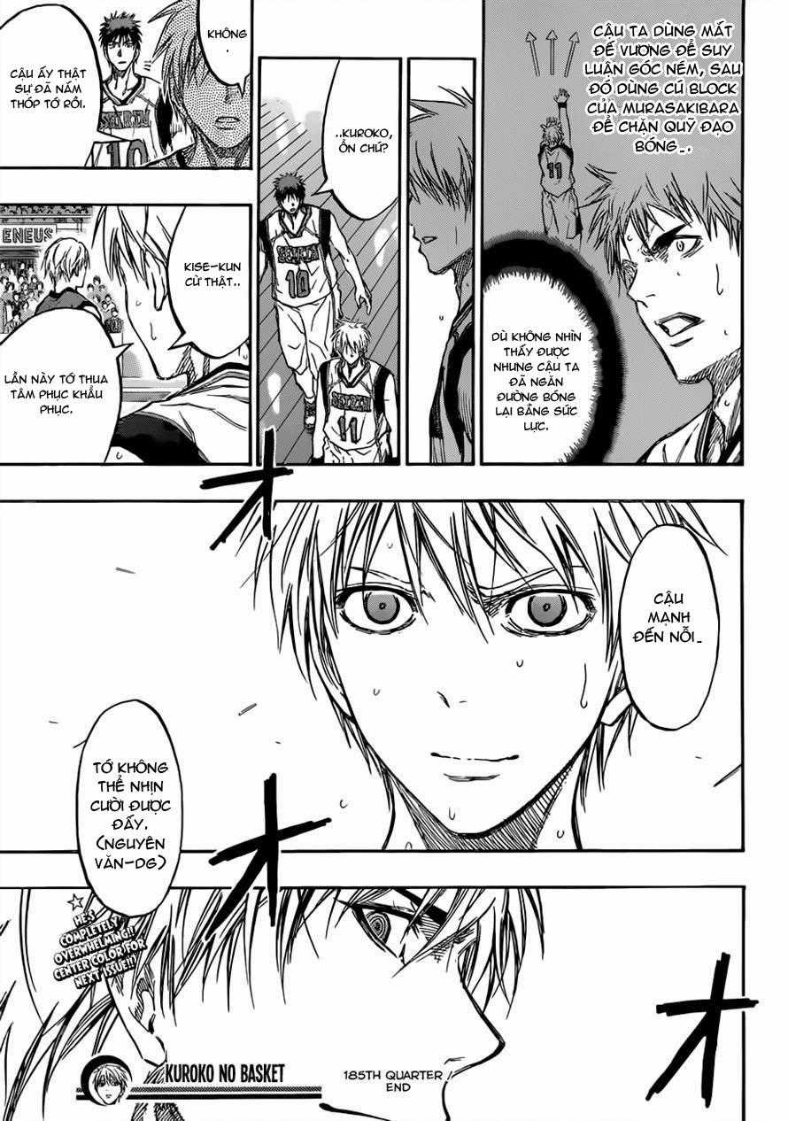 Kuroko No Basuke Chapter 185 trang 20