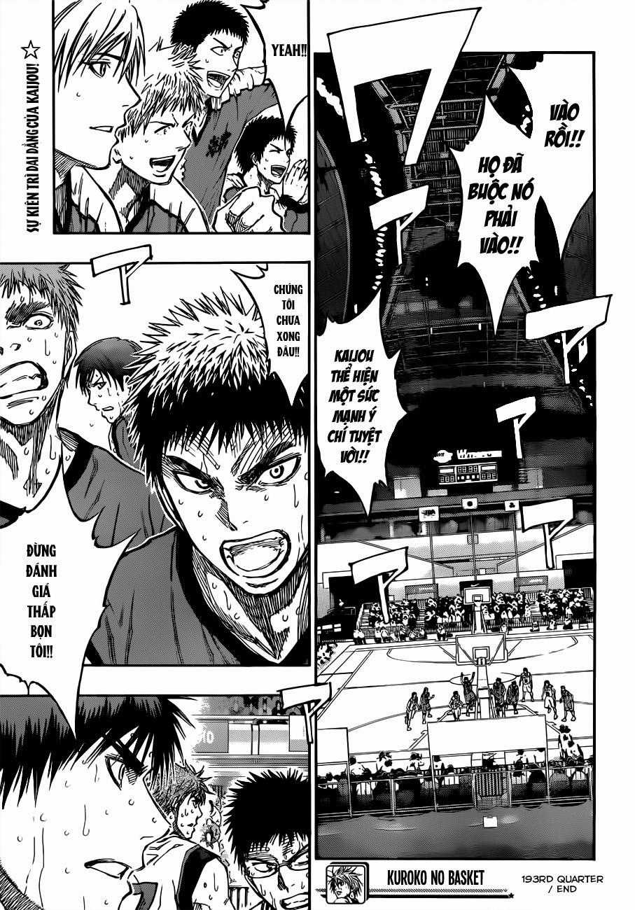 Kuroko No Basuke Chapter 193 trang 21