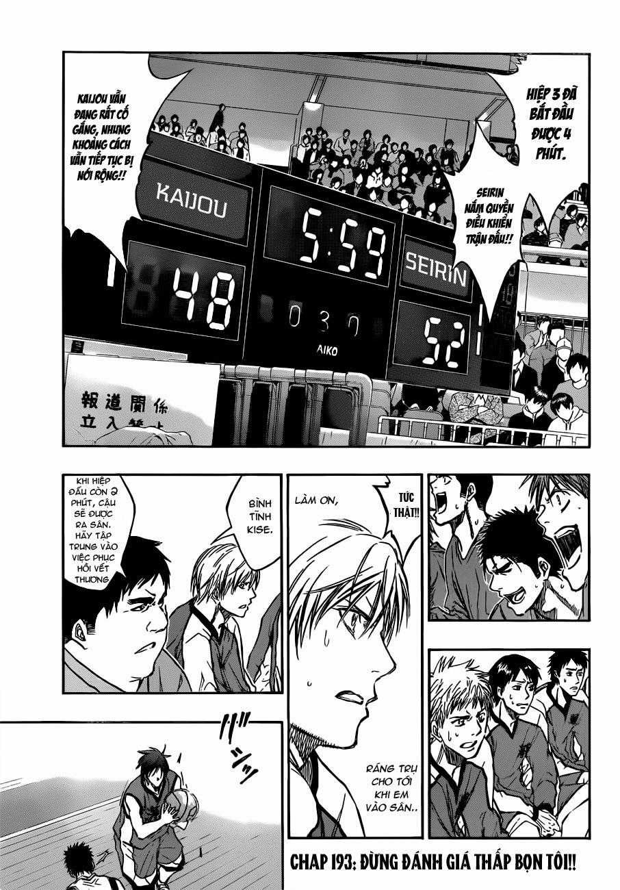 Kuroko No Basuke Chapter 193 trang 5