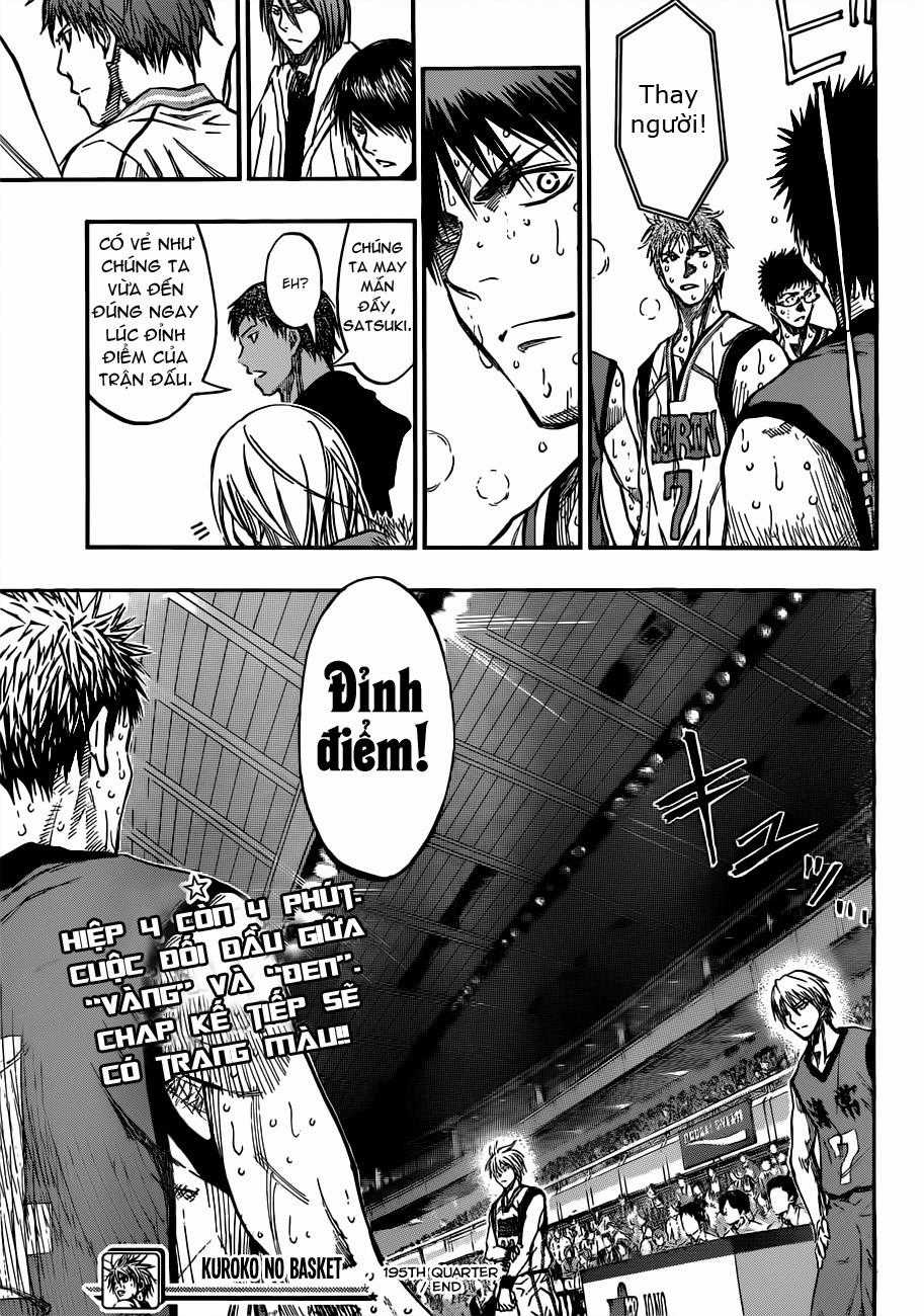 Kuroko No Basuke Chapter 195 trang 21