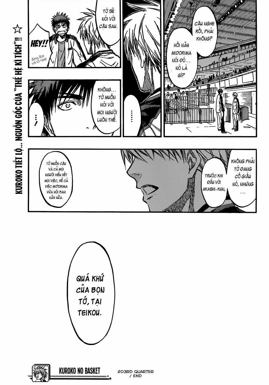 Kuroko No Basuke Chapter 203 trang 22