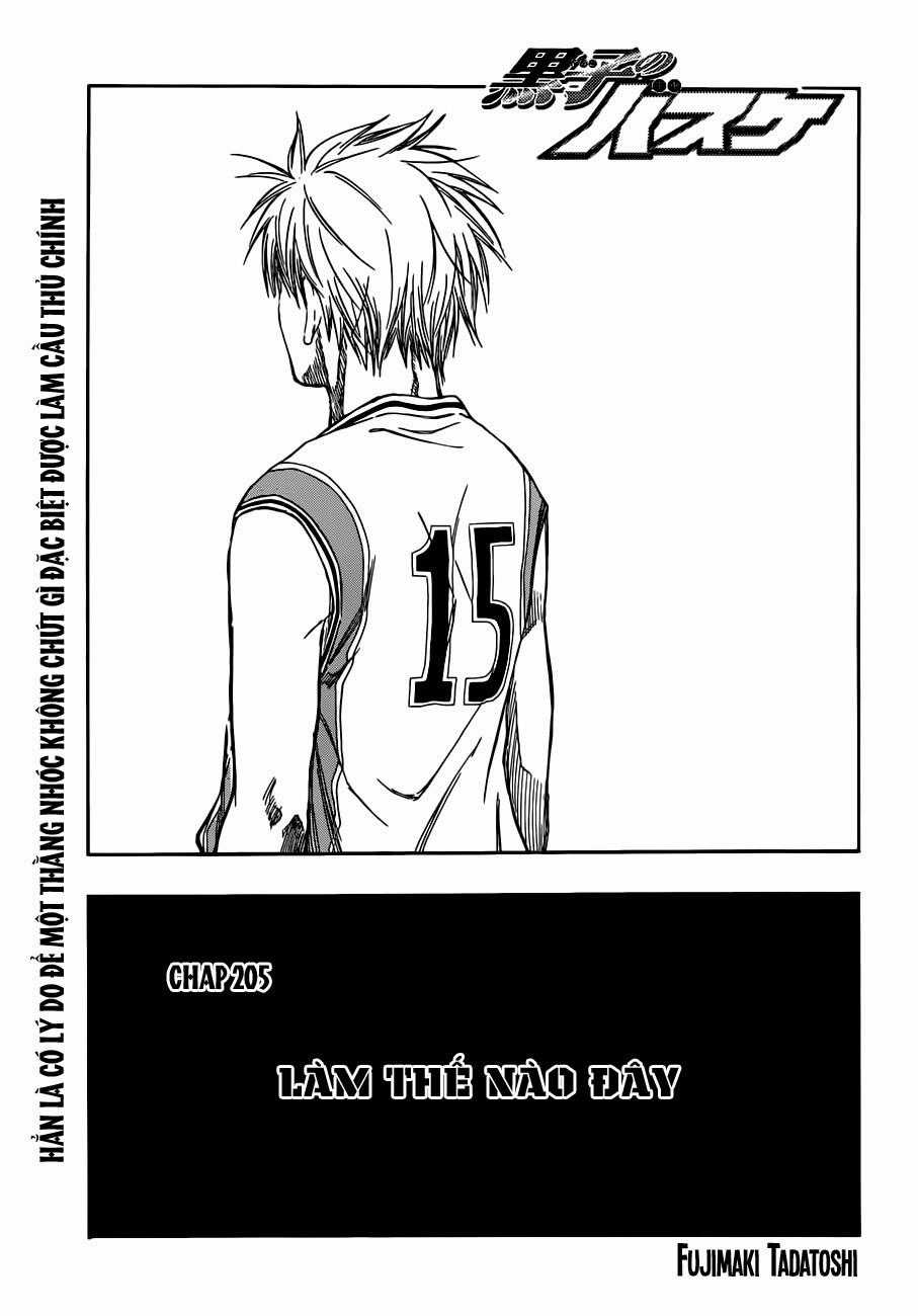 Kuroko No Basuke Chapter 205 trang 3