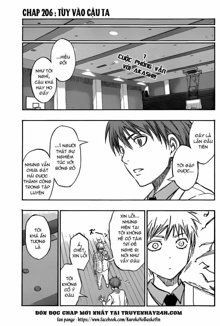Kuroko No Basuke Chapter 206 trang 6