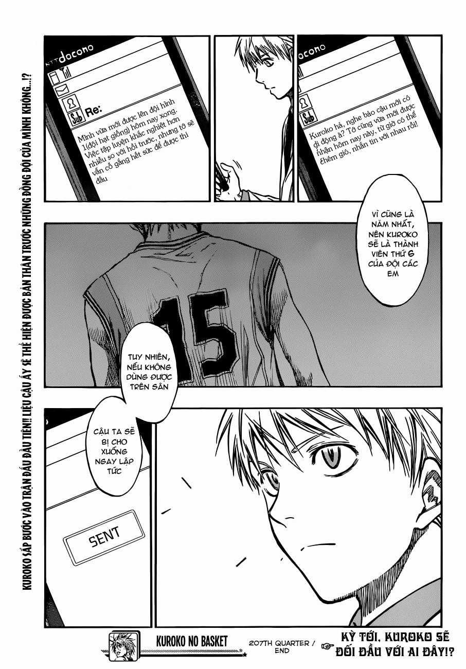 Kuroko No Basuke Chapter 207 trang 20