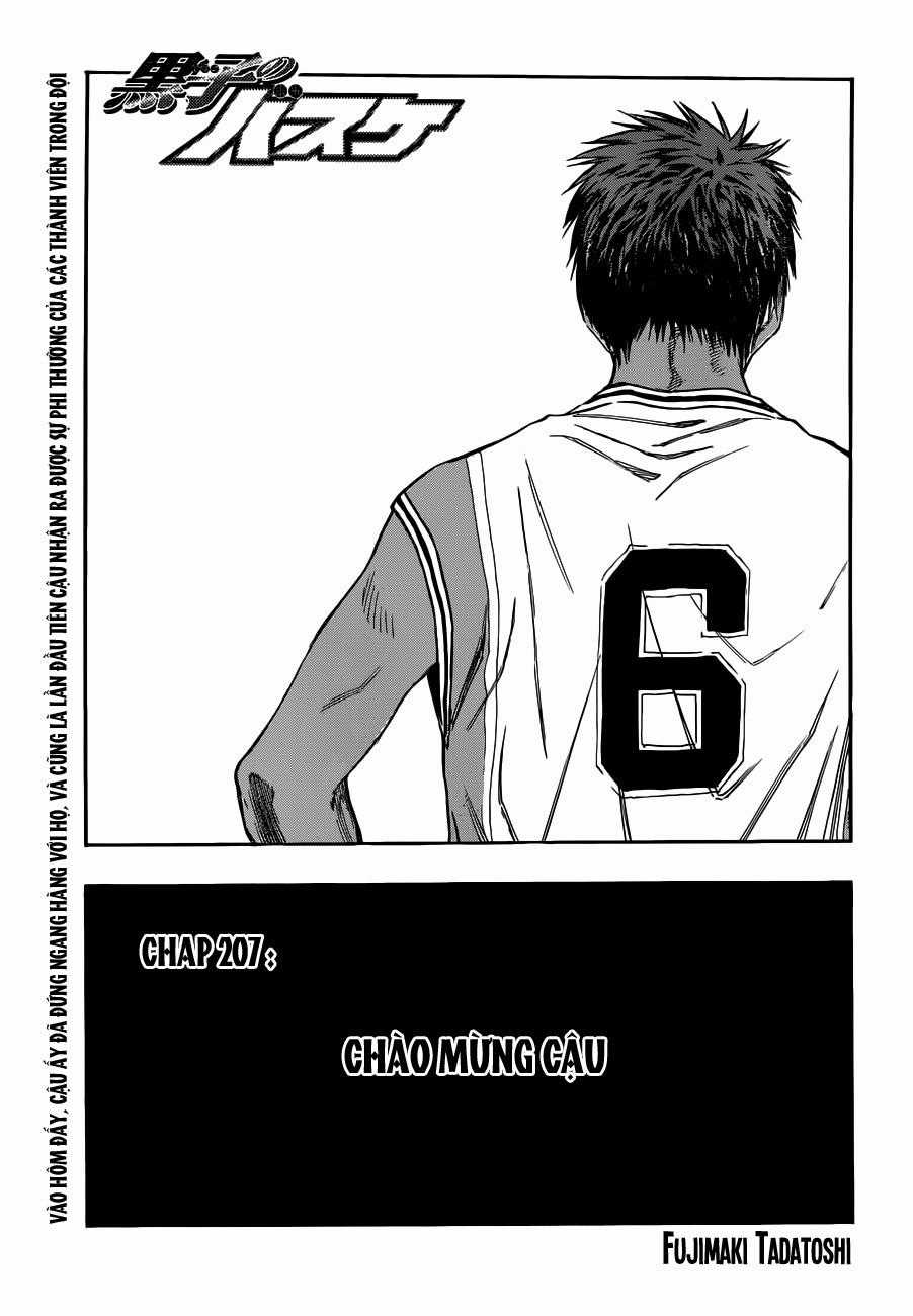Kuroko No Basuke Chapter 207 trang 3