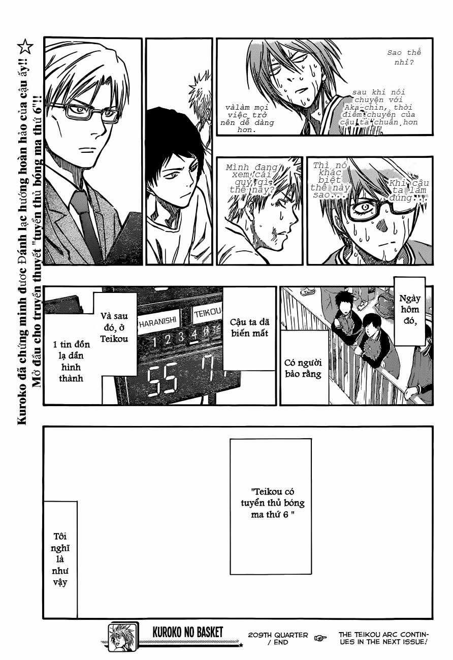 Kuroko No Basuke Chapter 209 trang 21