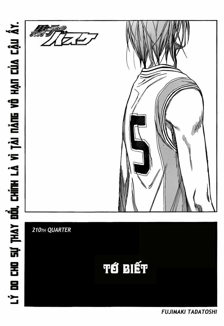 Kuroko No Basuke Chapter 210 trang 3