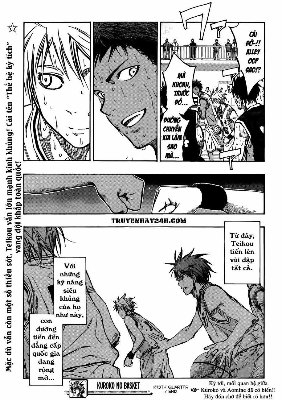 Kuroko No Basuke Chapter 213 trang 20