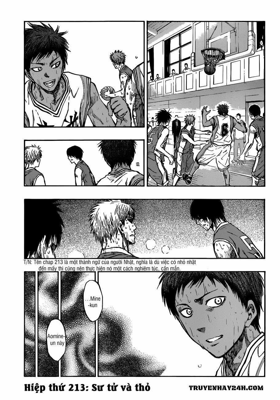 Kuroko No Basuke Chapter 213 trang 5