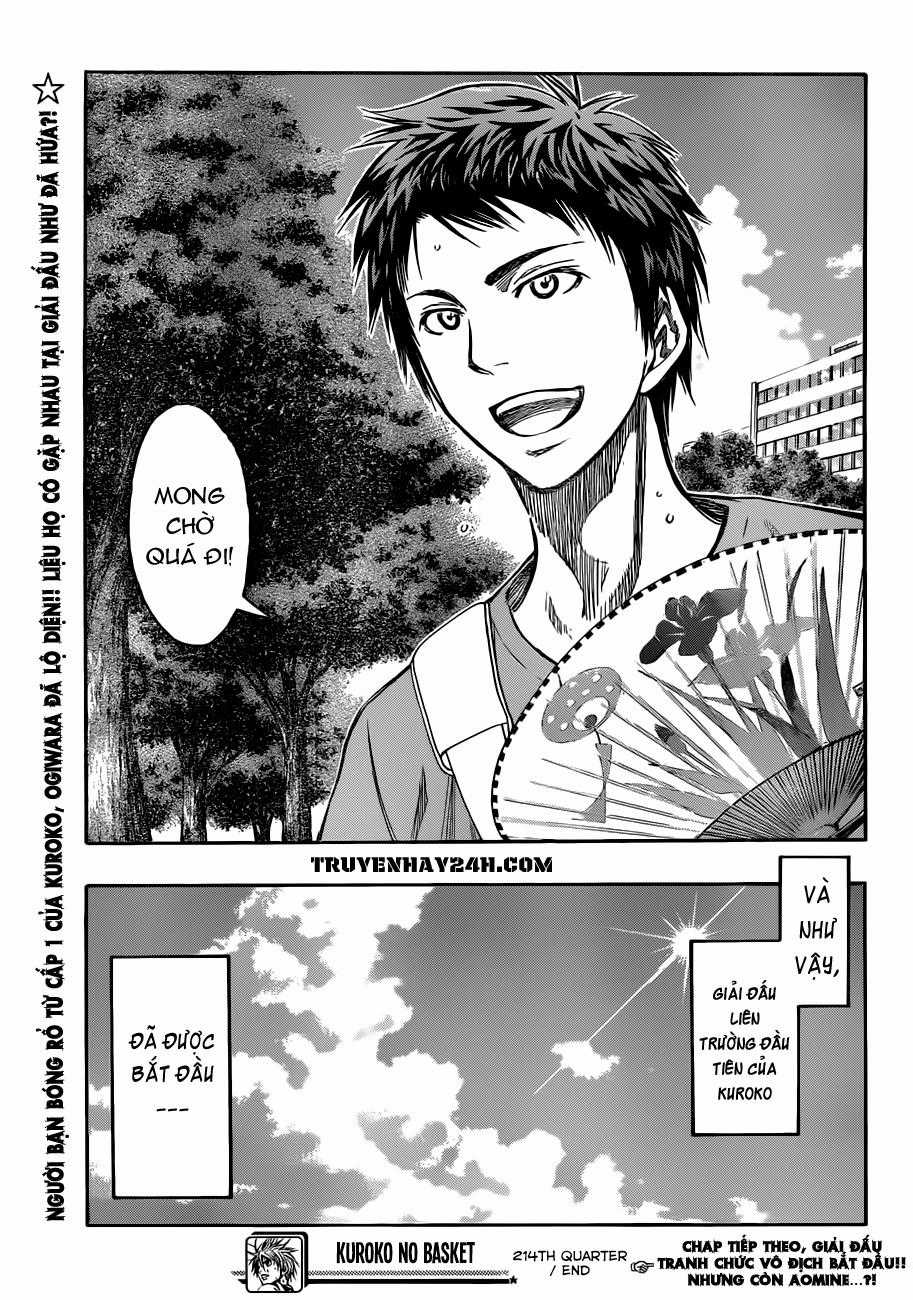 Kuroko No Basuke Chapter 214 trang 20