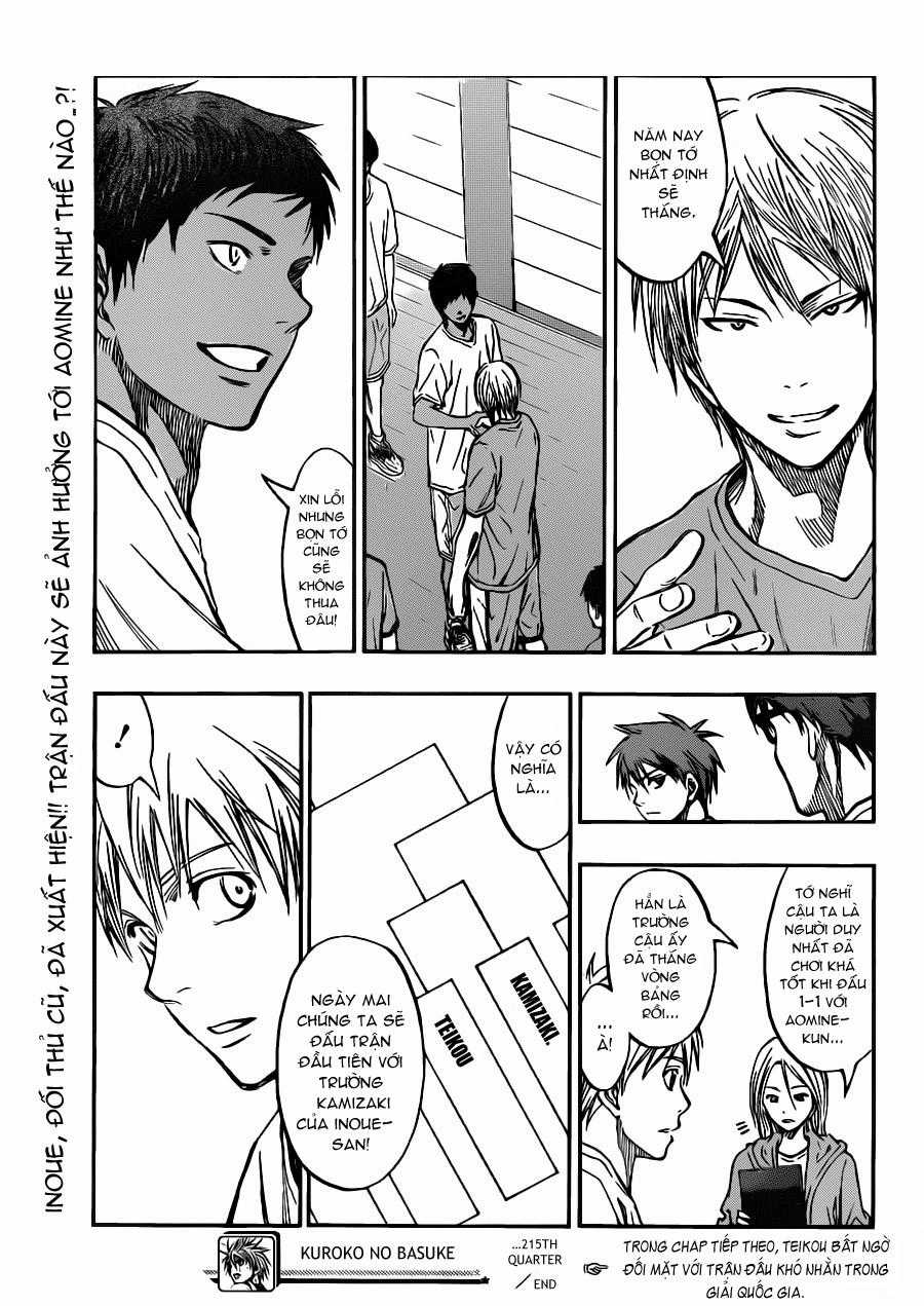 Kuroko No Basuke Chapter 215 trang 19