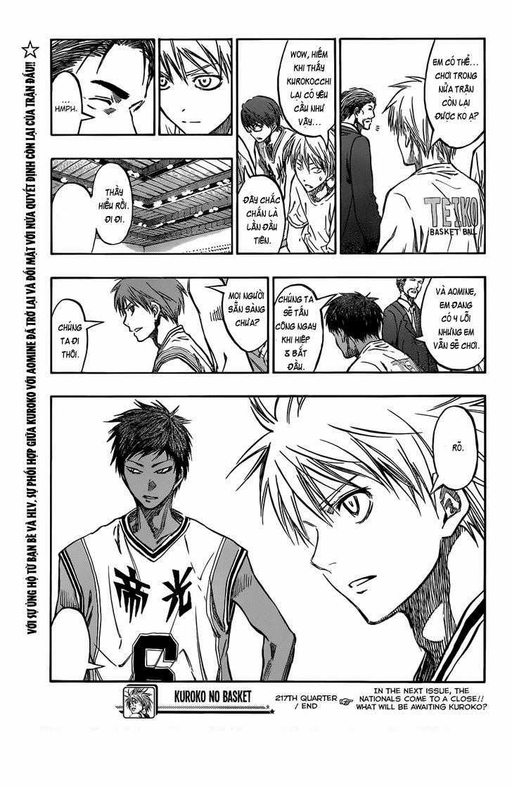Kuroko No Basuke Chapter 217 trang 19