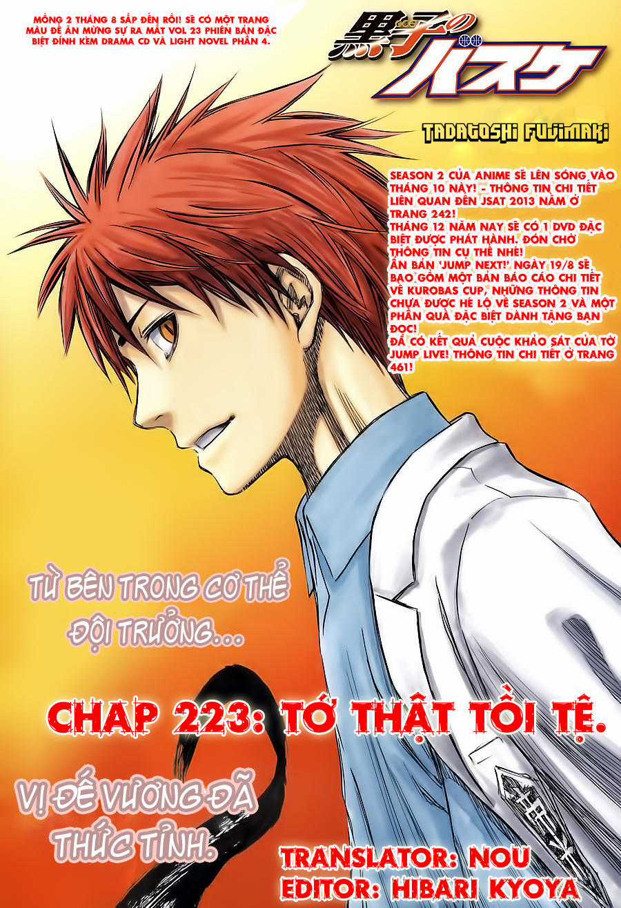 Kuroko No Basuke Chapter 223 trang 2