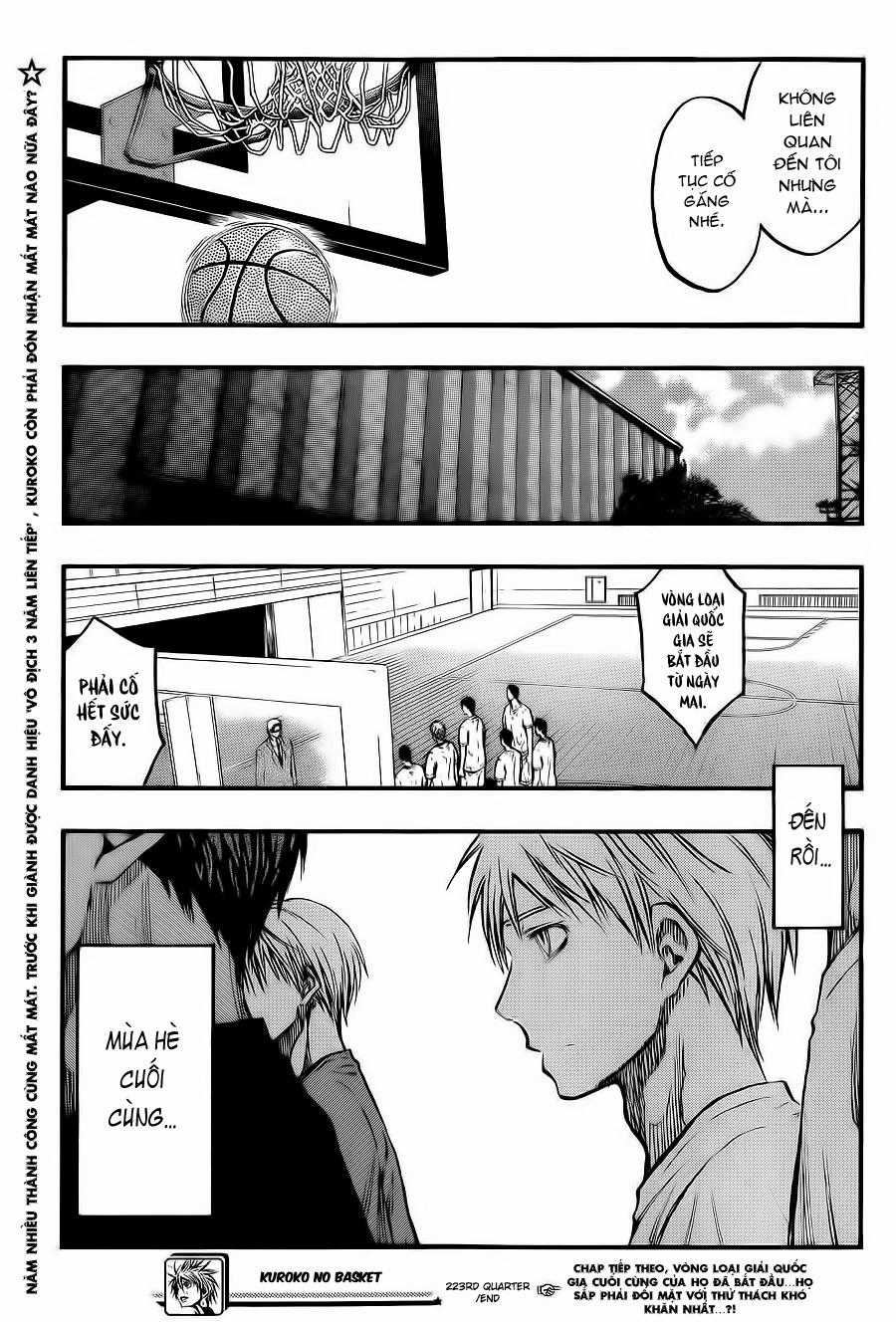 Kuroko No Basuke Chapter 223 trang 20