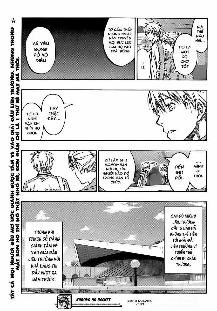Kuroko No Basuke Chapter 224 trang 18