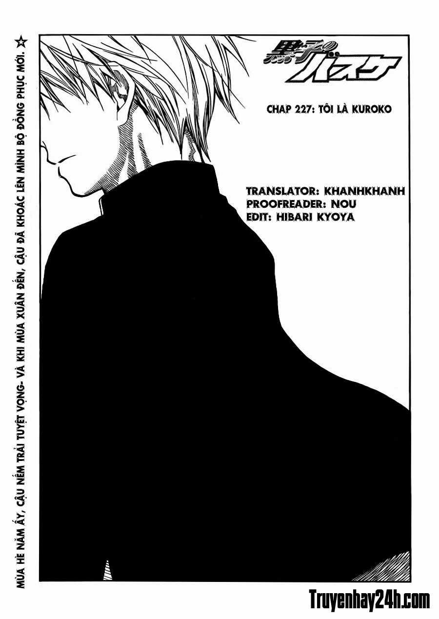 Kuroko No Basuke Chapter 227 trang 3