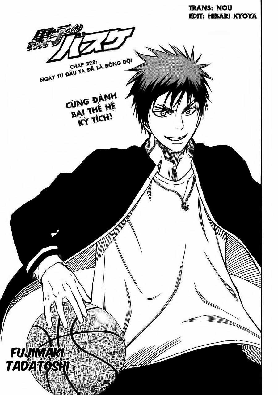 Kuroko No Basuke Chapter 228 trang 3