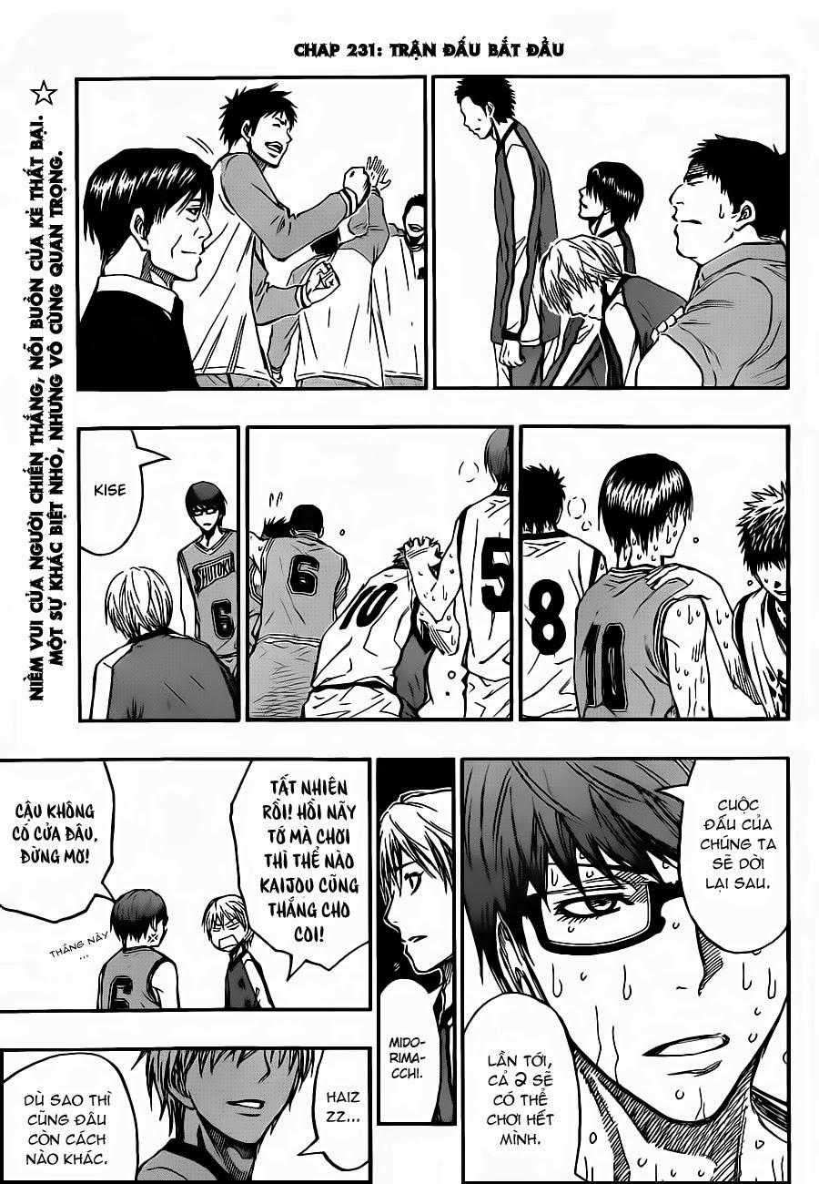 Kuroko No Basuke Chapter 231 trang 4