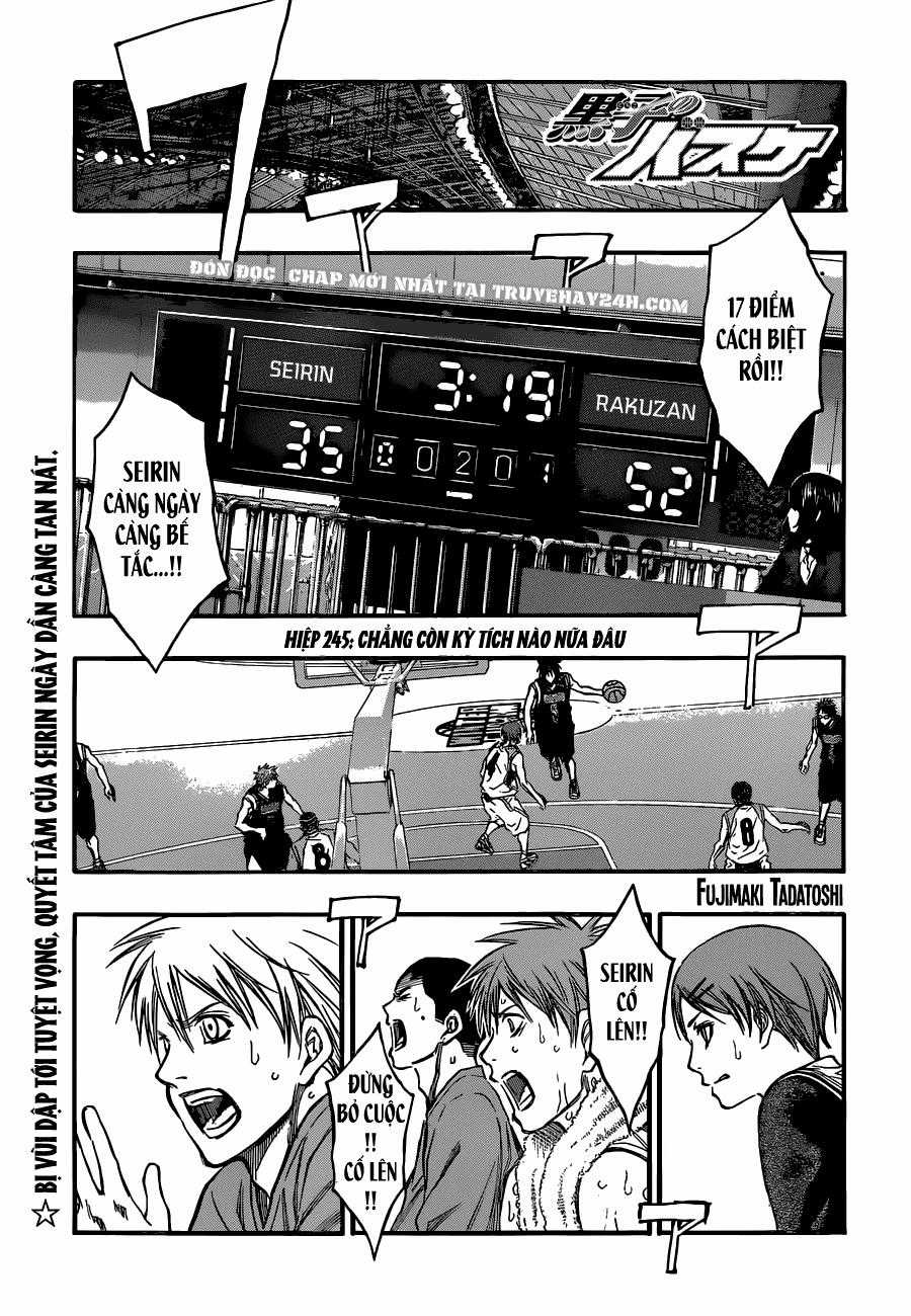 Kuroko No Basuke Chapter 245 trang 3