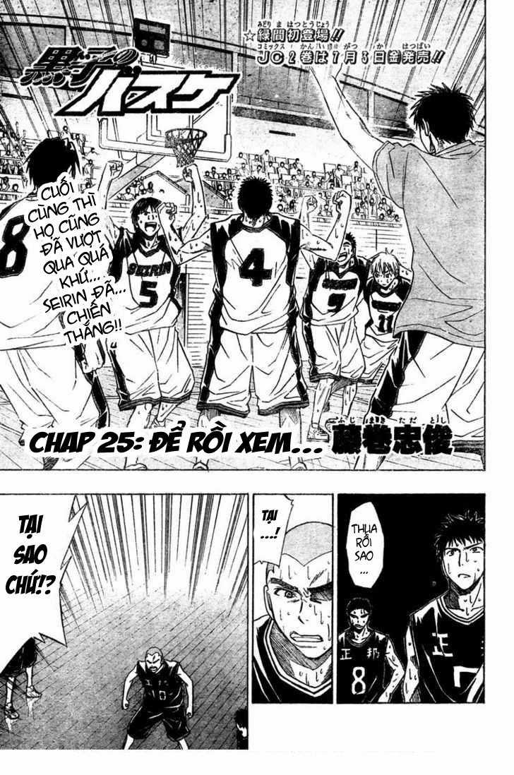 Kuroko No Basuke Chapter 25 trang 3