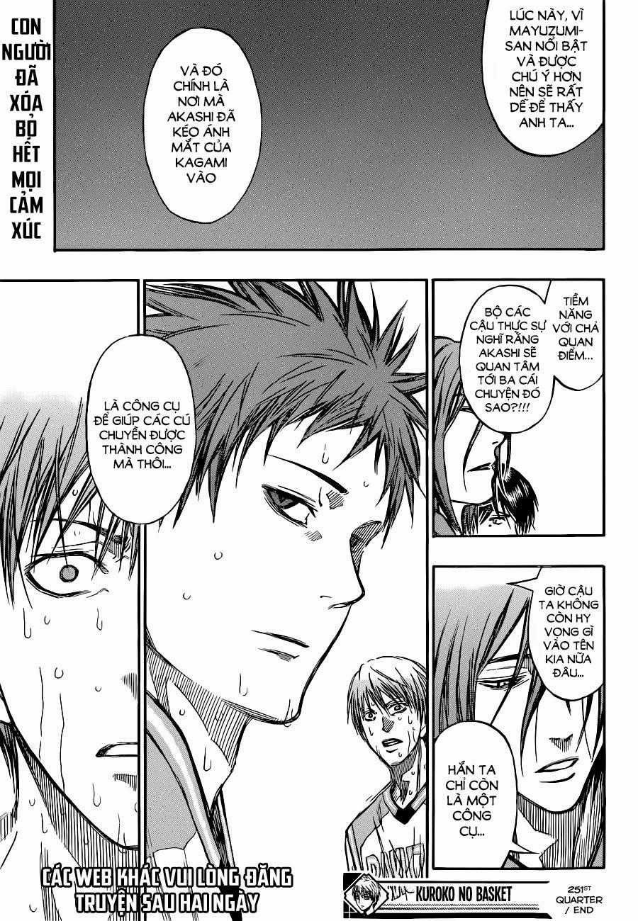 Kuroko No Basuke Chapter 251 trang 22