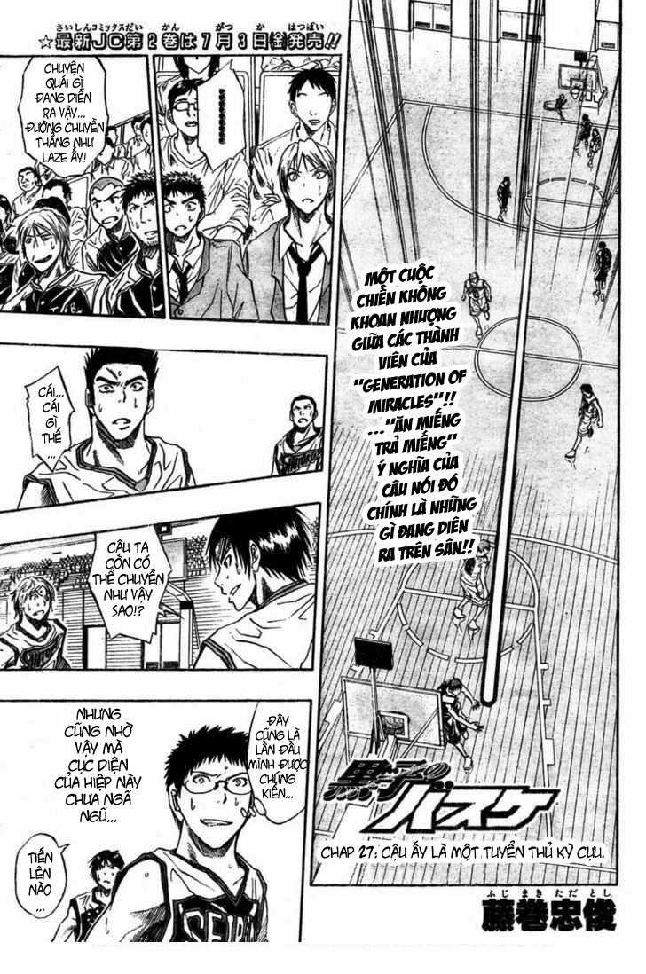 Kuroko No Basuke Chapter 27 trang 3