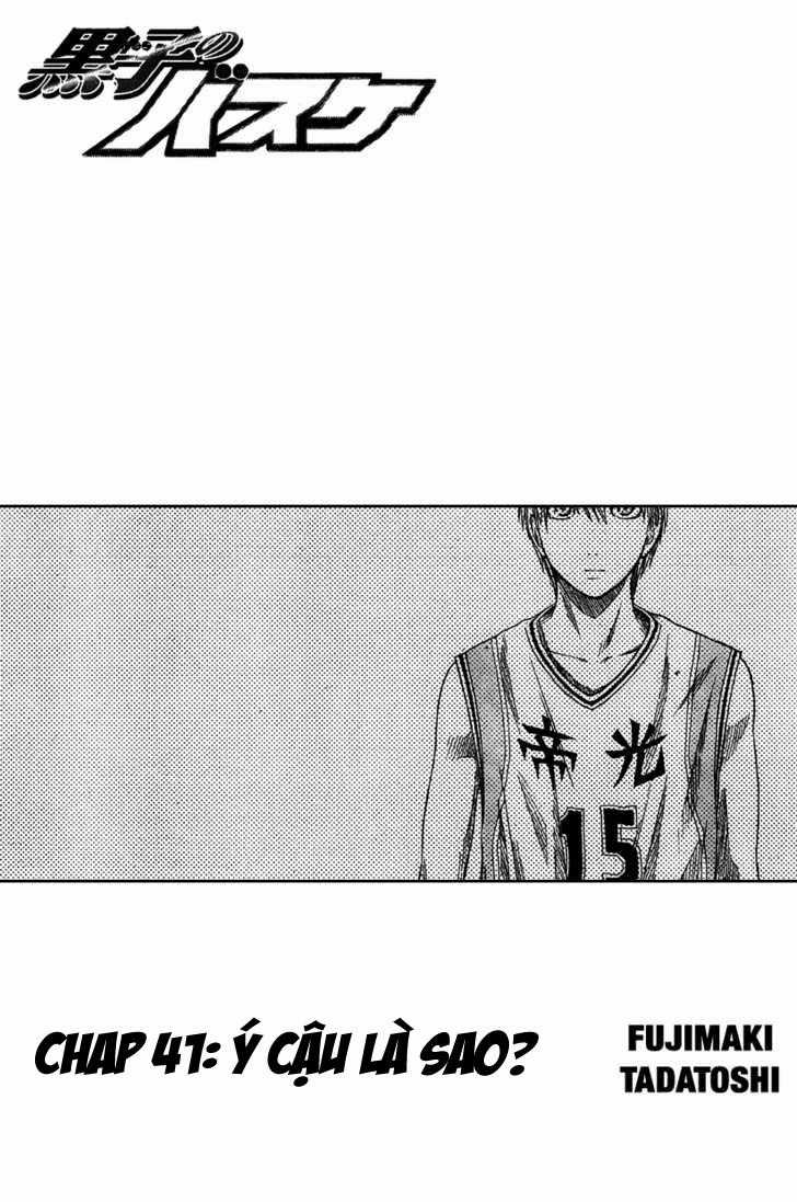 Kuroko No Basuke Chapter 41 trang 3