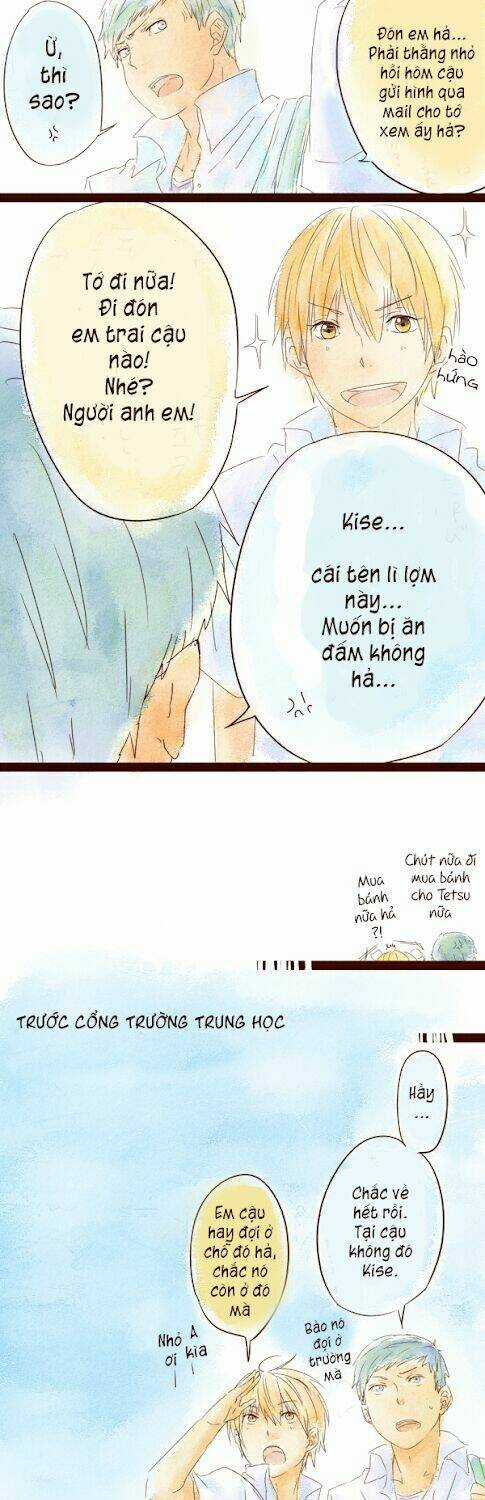 Kuroko – Tuyển Thủ Vô Hình: My Little Brother Chapter 1 trang 4