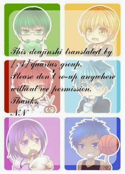 Kuroko – Tuyển Thủ Vô Hình: Short Doujinshi Chapter 157 trang 0