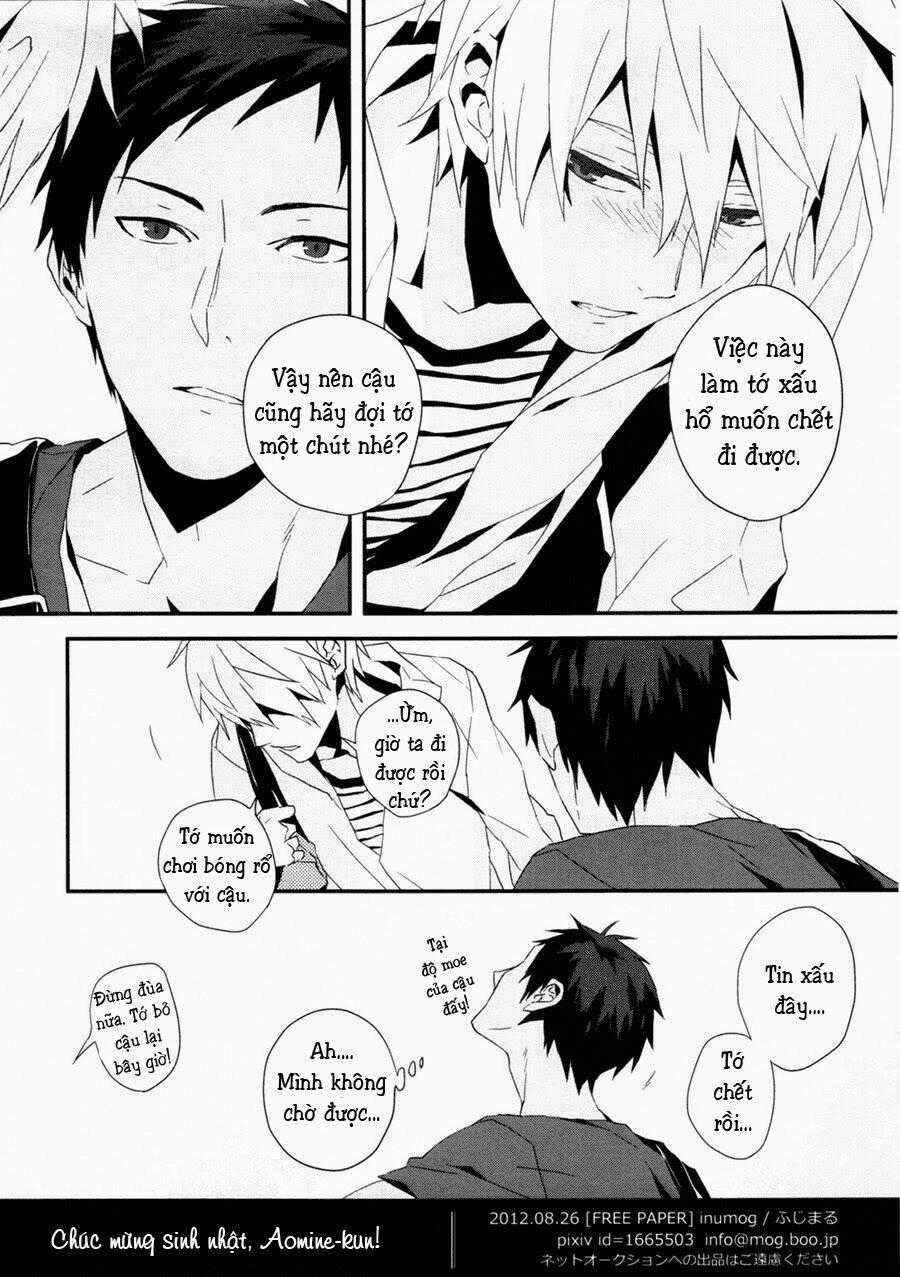 Kuroko – Tuyển Thủ Vô Hình: Short Doujinshi Chapter 166 trang 6