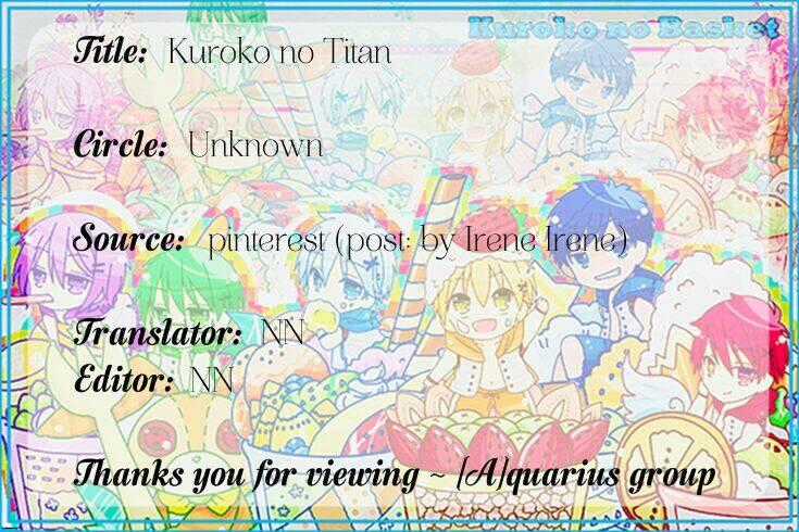 Kuroko – Tuyển Thủ Vô Hình: Short Doujinshi Chapter 98 trang 1