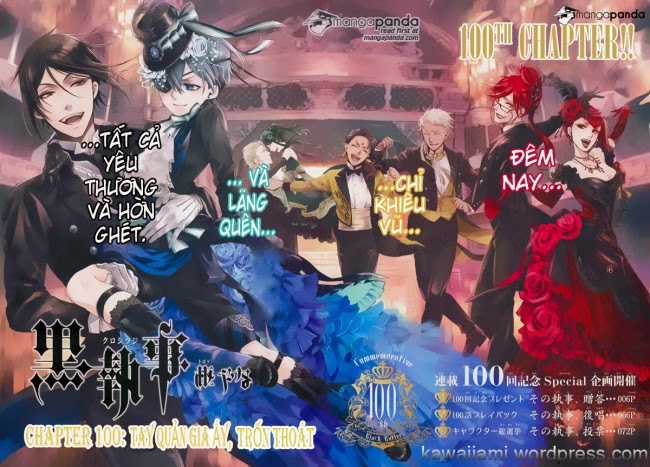 Kuroshitsuji Chapter 100 trang 34