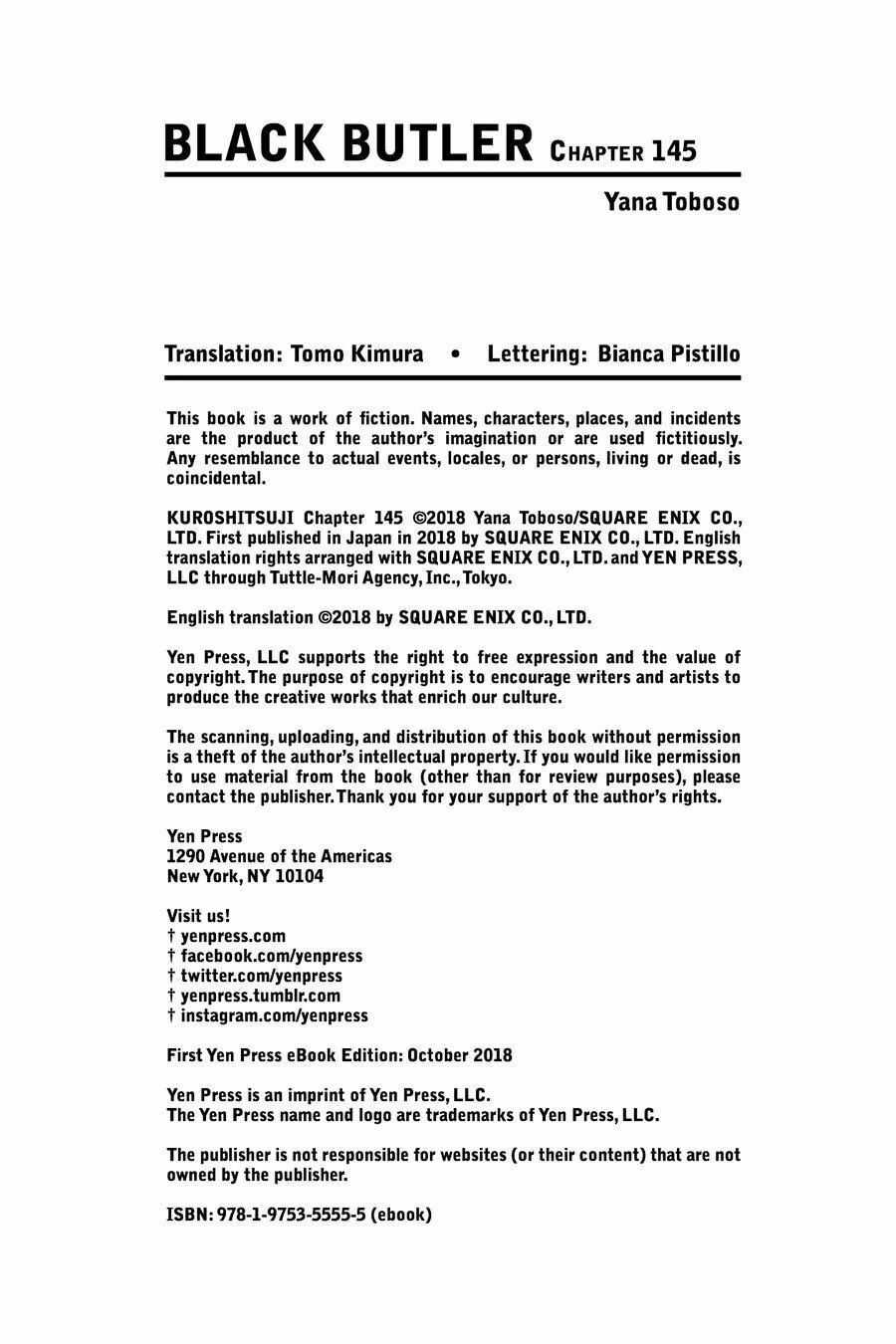 Kuroshitsuji Chapter 145 trang 22