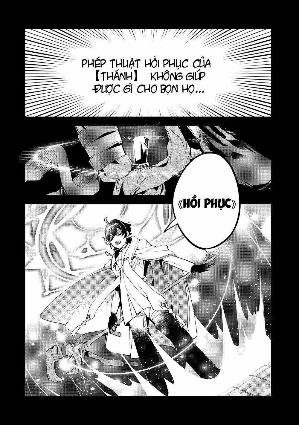 Kurotonbi No Seija ~Tsuihou Sareta Kaifuku Jutsushi Wa, Ariamaru Maryoku De Yami Mahou Wo Kiwameru Chapter 1 trang 22