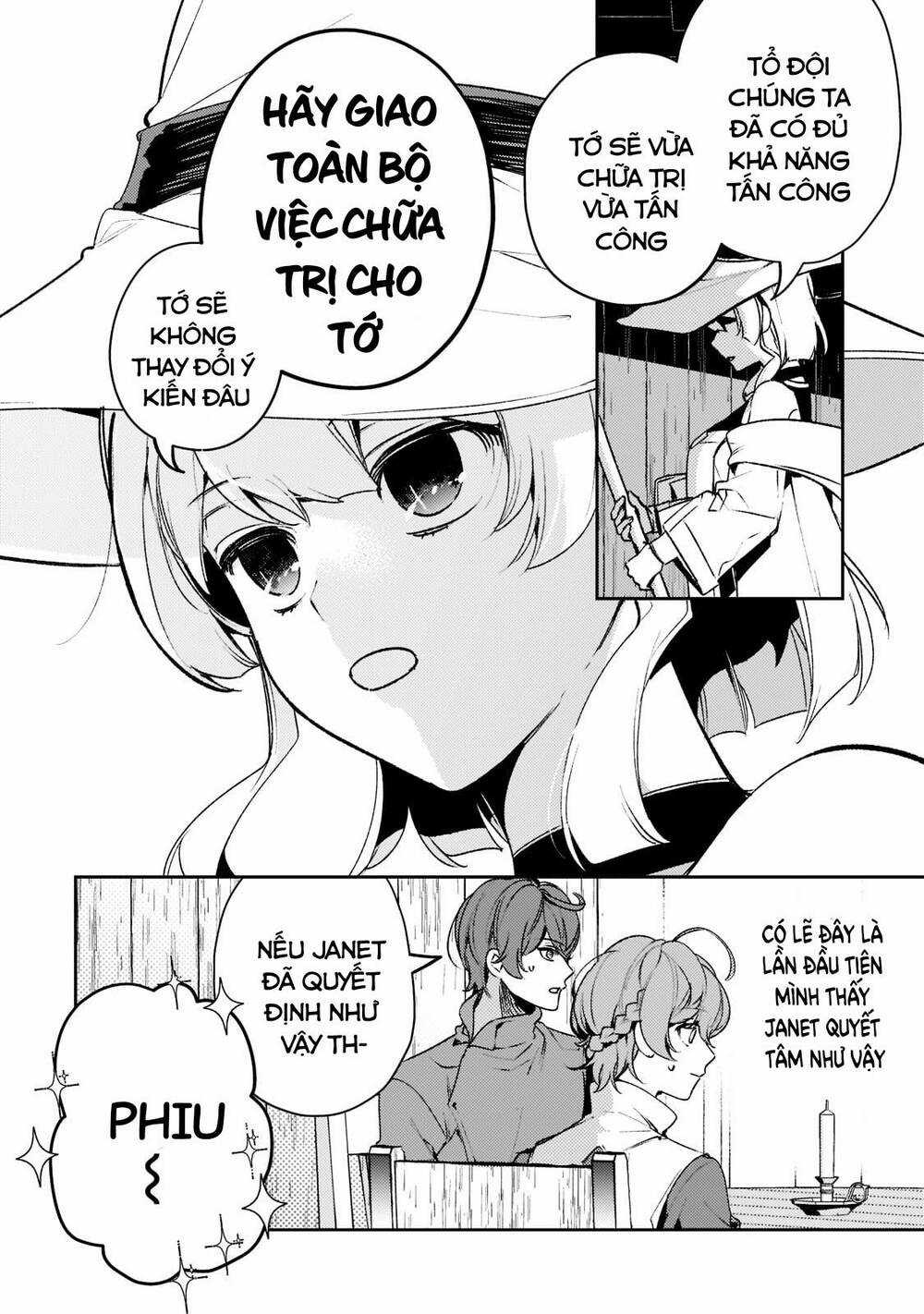 Kurotonbi No Seija ~Tsuihou Sareta Kaifuku Jutsushi Wa, Ariamaru Maryoku De Yami Mahou Wo Kiwameru Chapter 11 trang 2