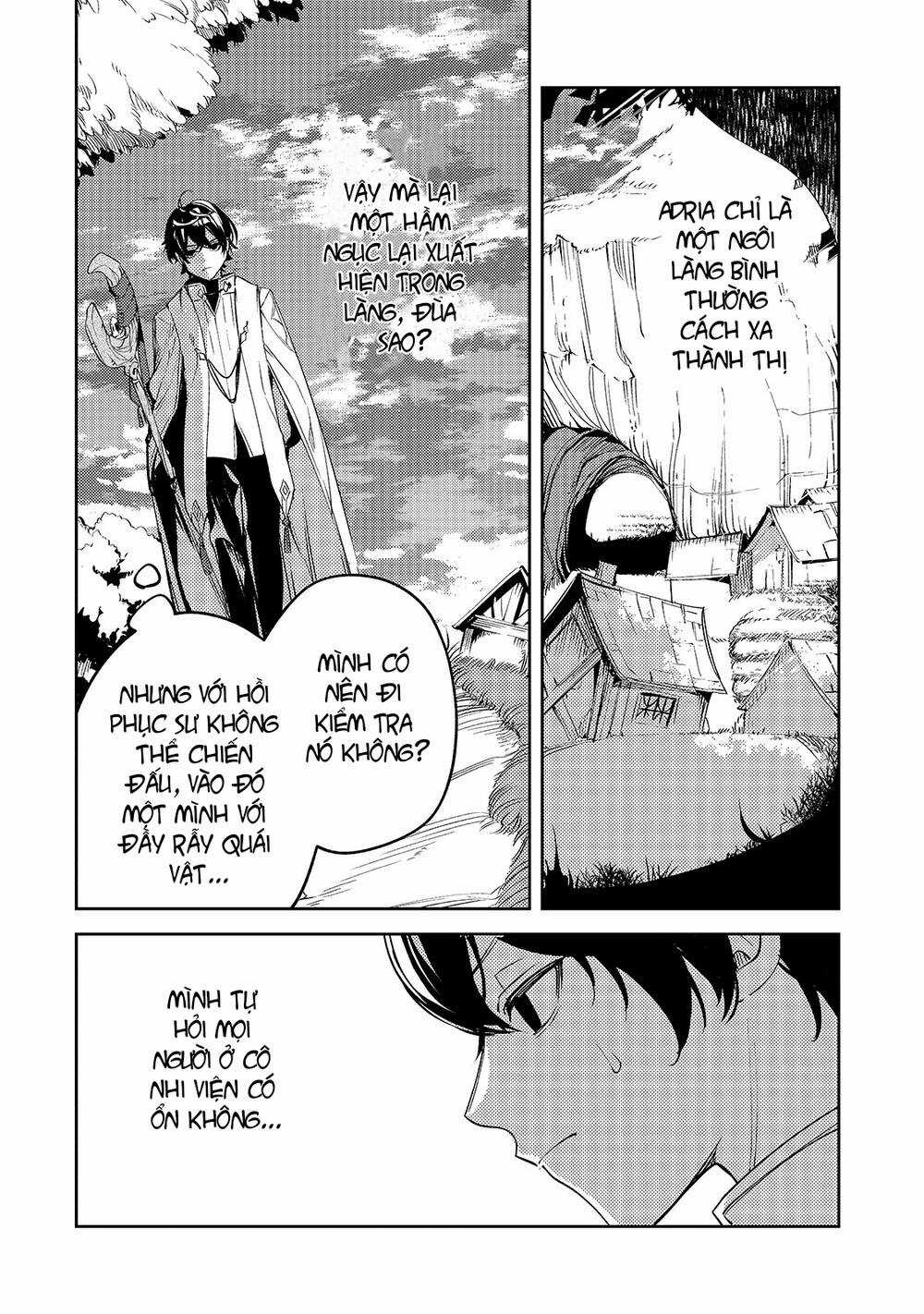 Kurotonbi No Seija ~Tsuihou Sareta Kaifuku Jutsushi Wa, Ariamaru Maryoku De Yami Mahou Wo Kiwameru Chapter 2 trang 10