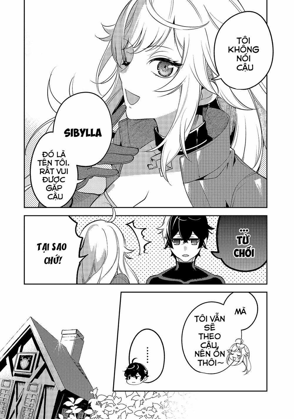 Kurotonbi No Seija ~Tsuihou Sareta Kaifuku Jutsushi Wa, Ariamaru Maryoku De Yami Mahou Wo Kiwameru Chapter 3 trang 10