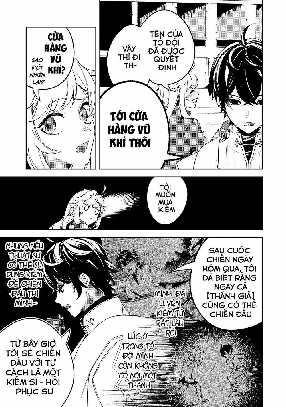 Kurotonbi No Seija ~Tsuihou Sareta Kaifuku Jutsushi Wa, Ariamaru Maryoku De Yami Mahou Wo Kiwameru Chapter 3 trang 15