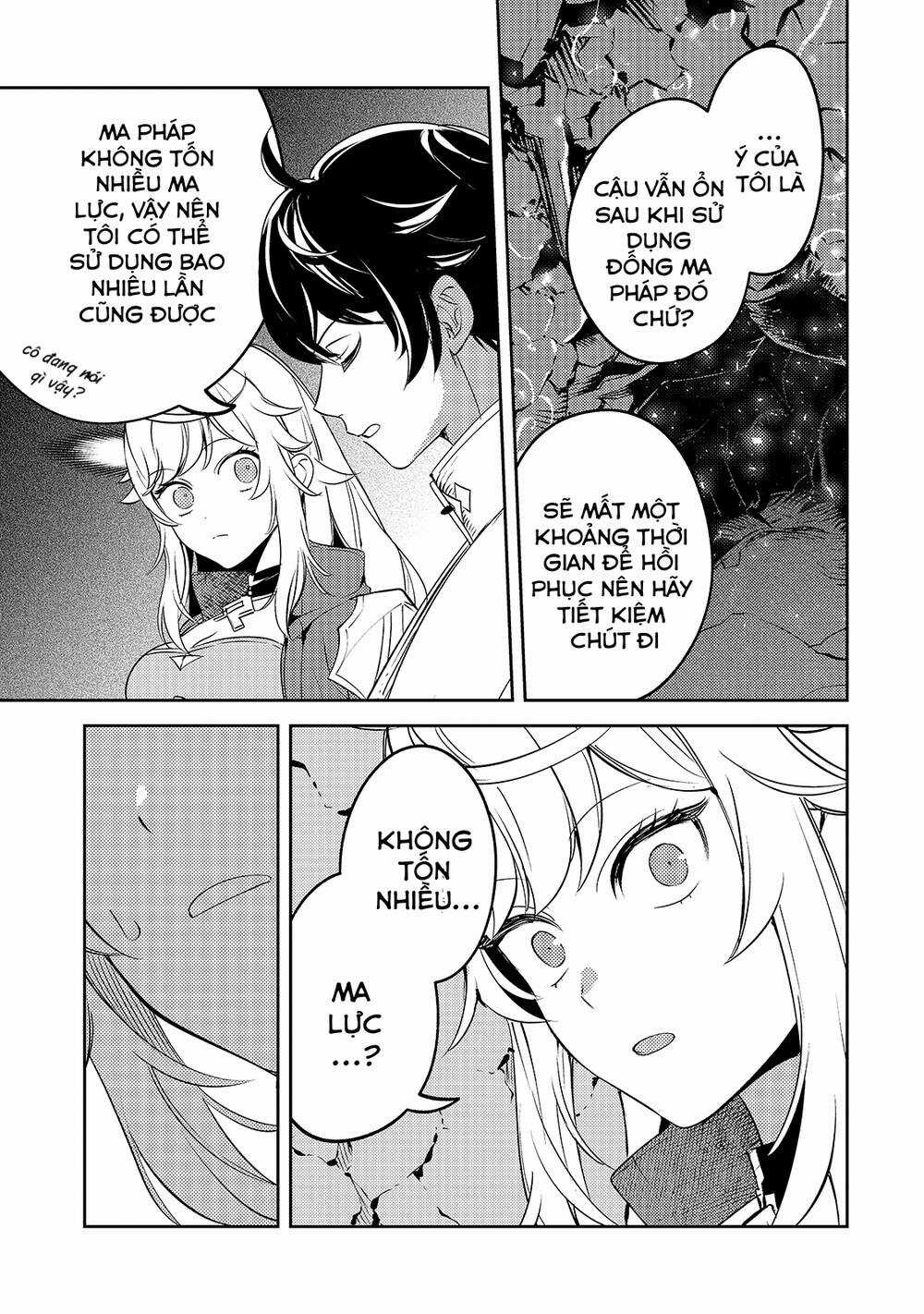 Kurotonbi No Seija ~Tsuihou Sareta Kaifuku Jutsushi Wa, Ariamaru Maryoku De Yami Mahou Wo Kiwameru Chapter 3 trang 27