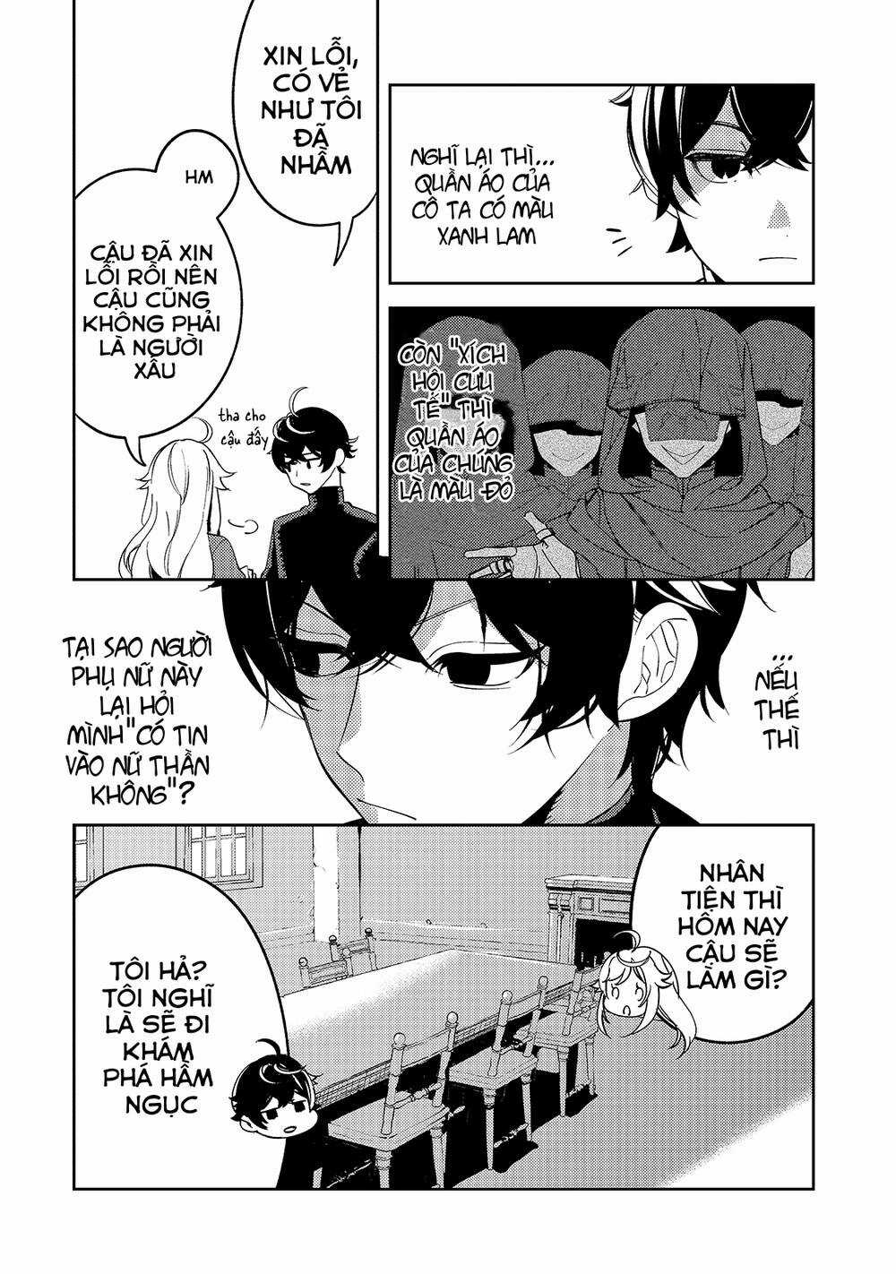 Kurotonbi No Seija ~Tsuihou Sareta Kaifuku Jutsushi Wa, Ariamaru Maryoku De Yami Mahou Wo Kiwameru Chapter 3 trang 8