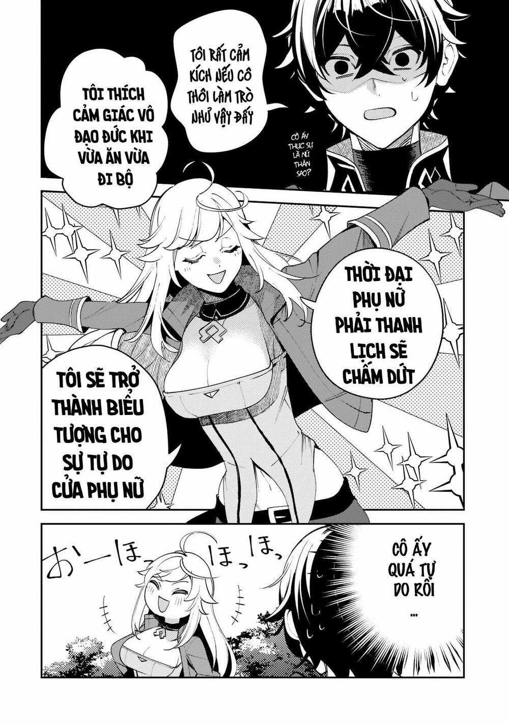 Kurotonbi No Seija ~Tsuihou Sareta Kaifuku Jutsushi Wa, Ariamaru Maryoku De Yami Mahou Wo Kiwameru Chapter 8 trang 12