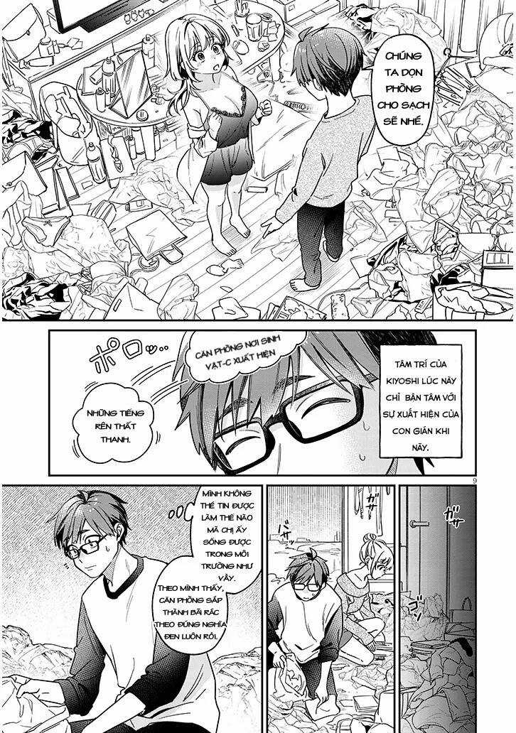 Kusetsuyo Kanojo Wa Toko Ni Izanau Chapter 3.1 trang 9