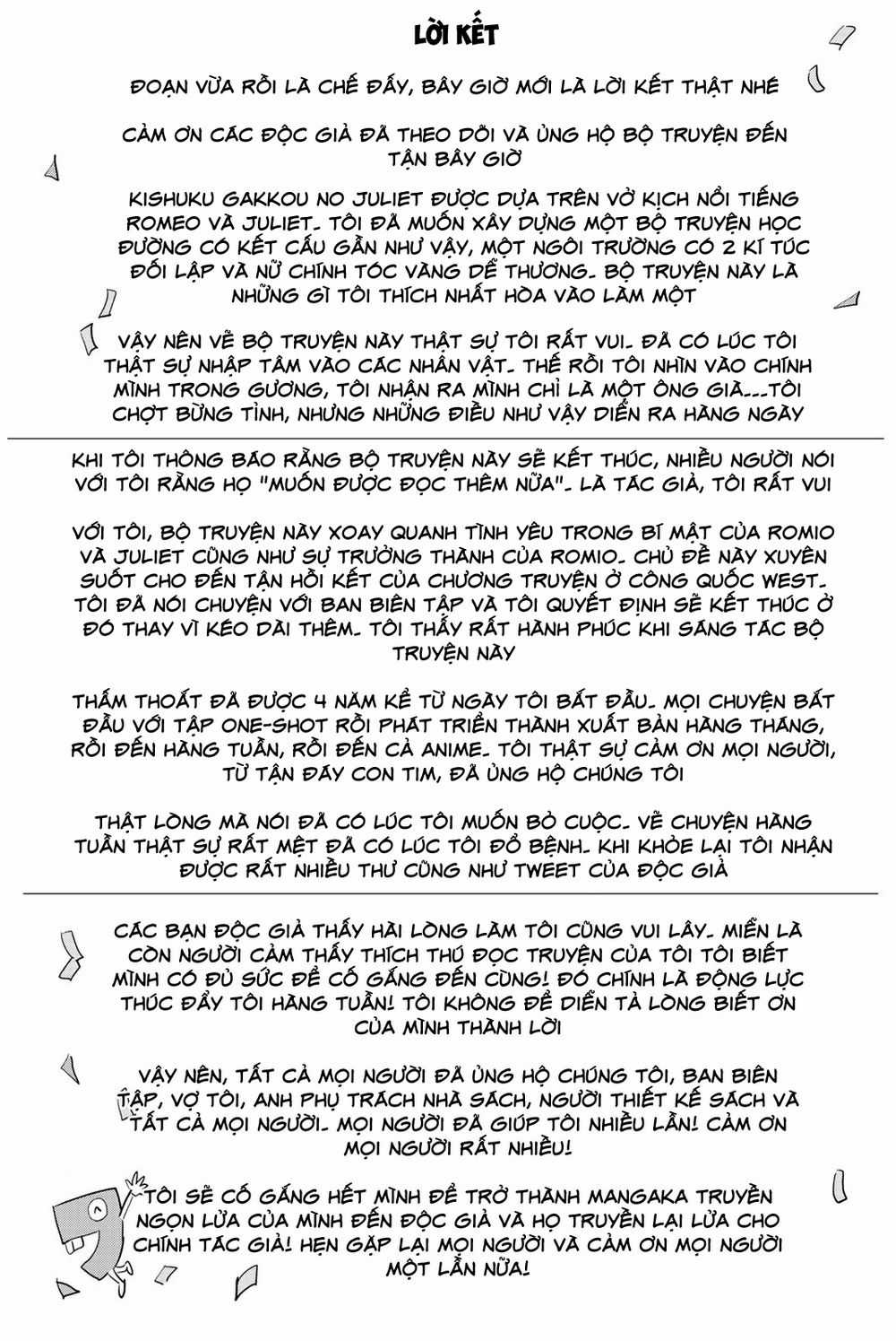 Kushuku Gakkou No Alice Chapter 119.5 trang 14