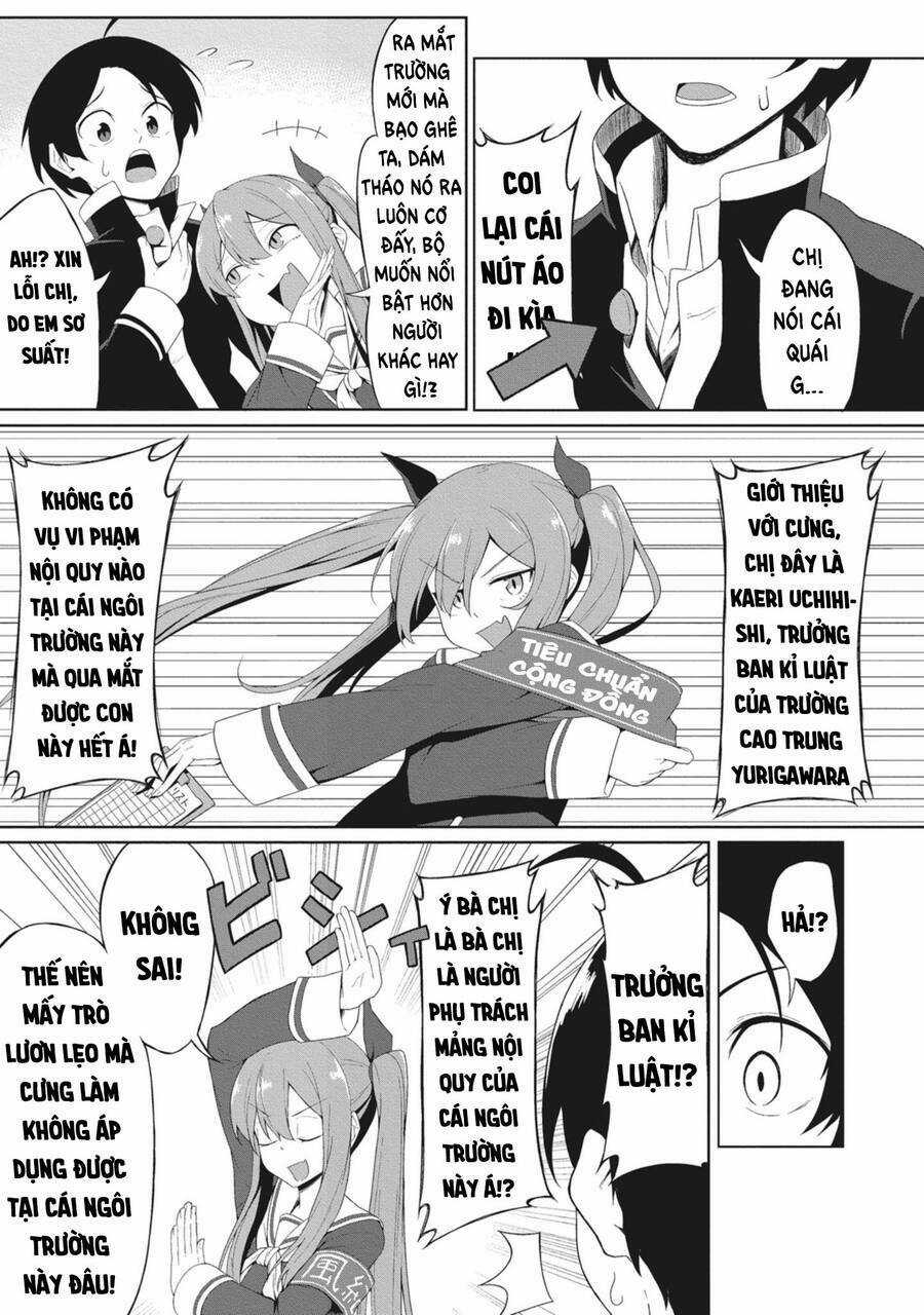 Kuso Zako Fuuki Iinchou Kaeri-Chan Chapter 1 trang 4