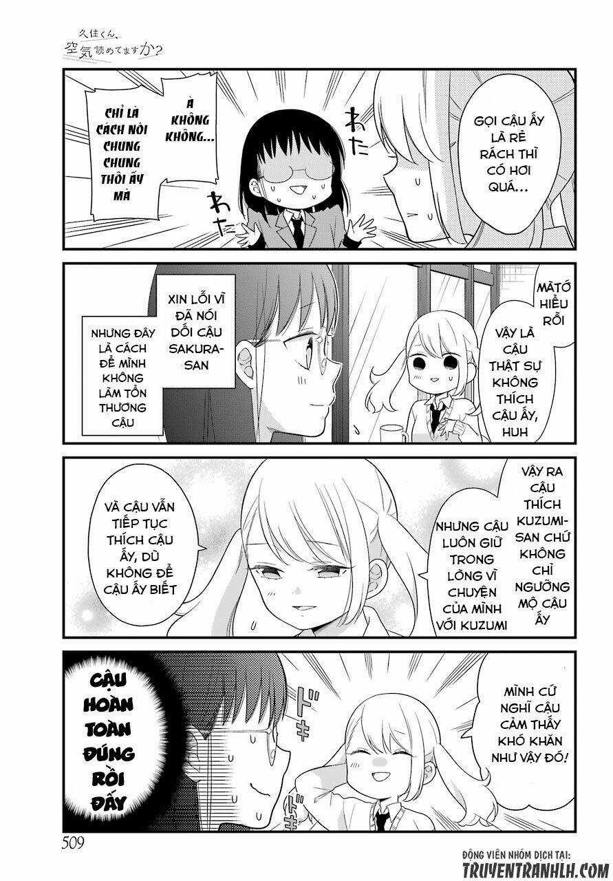 Kusumi-Kun, Kuuki Yometemasu Ka? Chapter 35 trang 9
